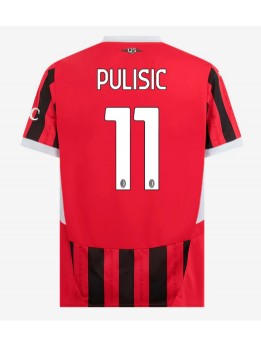 AC Milan Christian Pulisic #11 Heimtrikot 2024-25 Kurzarm